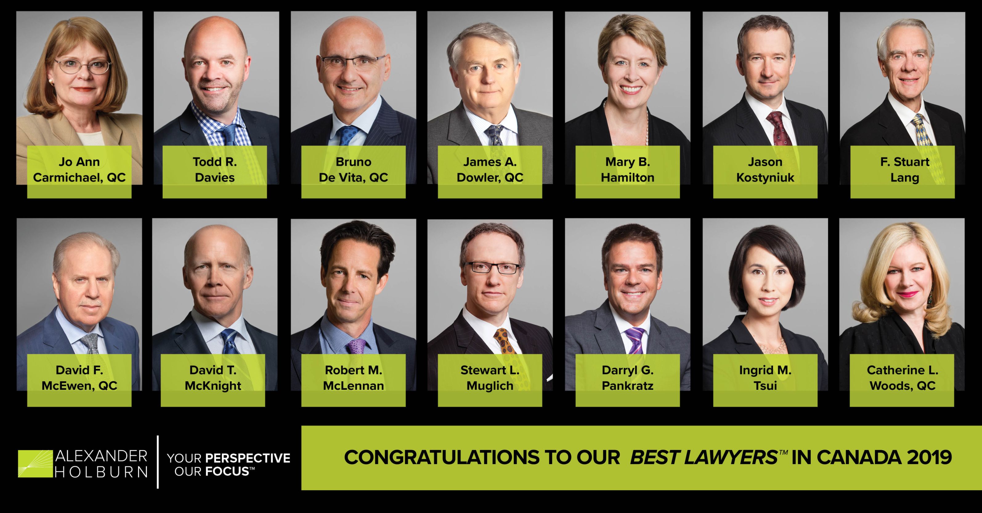 Congratulations to our 14 lawyers listed in Best Lawyers in Canada for