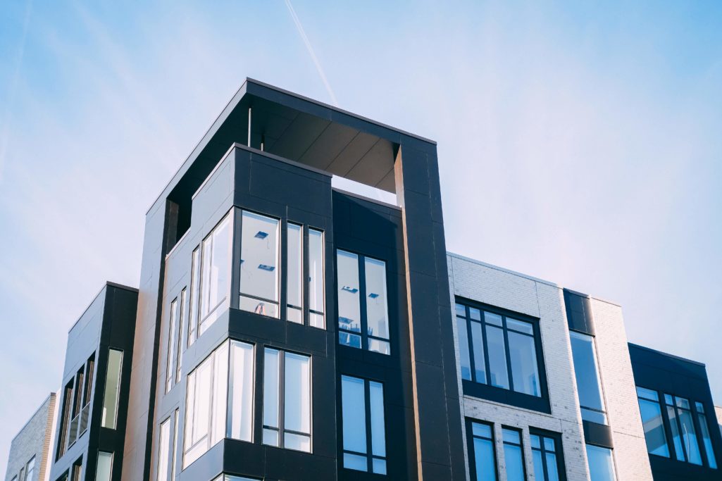 building complex modern design house